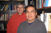 Profesores Gonzalo Gutiérrez y Walter Orellana