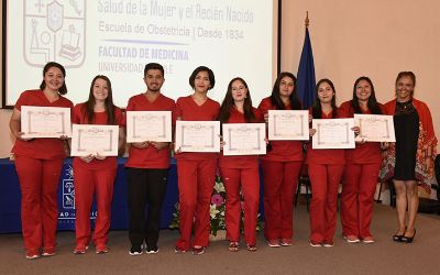 Generación 2018 de Obstetricia y Puericultura