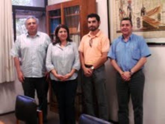  De izquierda a derecha: Gustavo Cruz, Carmen Iglesias, Alejandro García y Jorge Alcázar