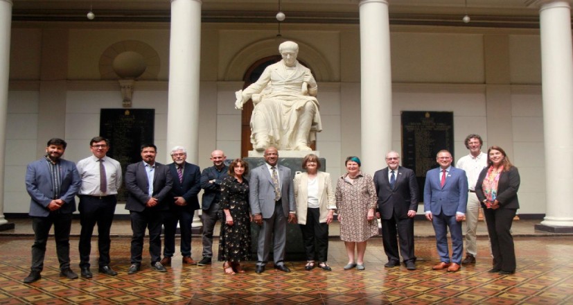 Delegación de la Universidad de California - Davis visitó la U. de Chile para fortalecer el trabajo conjunto