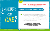 Estudiaste con CAE