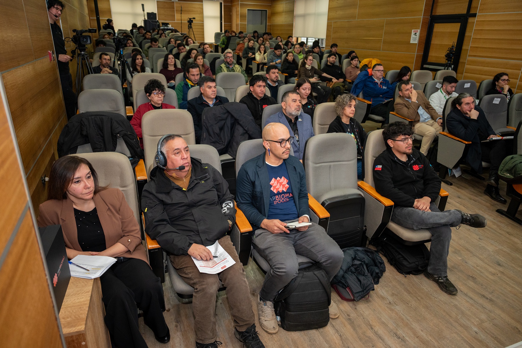 El evento de lanzamiento de la colección 1 de Mapbiomas Fuego Chile se realizó en Temuco, región de La Araucanía