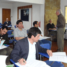 Profesor Guillermo Julio, responsable del Laboratorio de Incendios Forestales de la FCNF