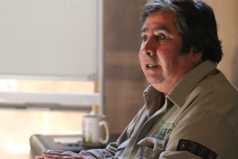 El académico Iván Grez y coinvestigador del proyecto.